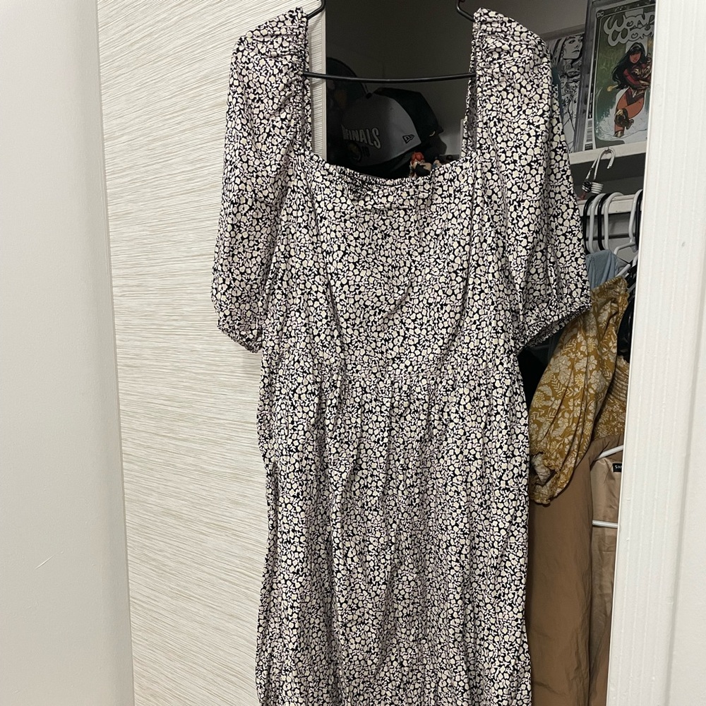 Smock Floral Dress